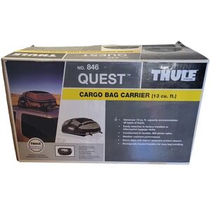 Thule 846 Quest Soft-Sided Roof Top Cargo Bag Carrier 13 cu ft Grey Black  
664
